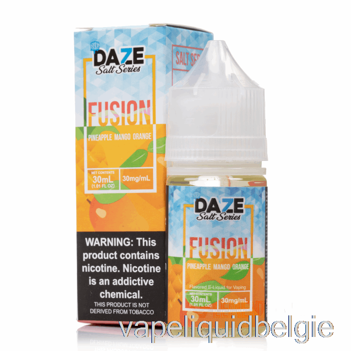 Vape Smaken Ijs Ananas Mango Sinaasappel - 7 Daze Fusion Zout - 30ml 30mg